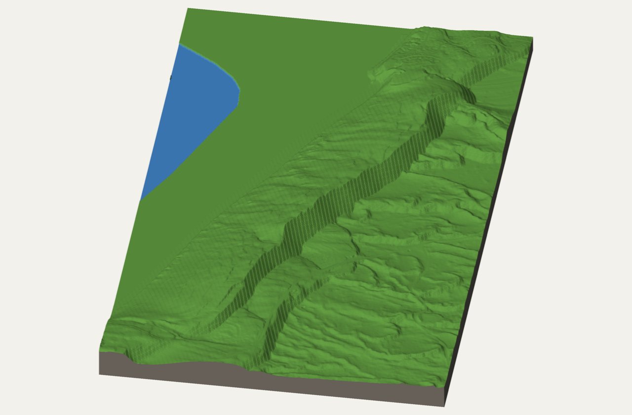 La dune du Pilat, modèle 3D